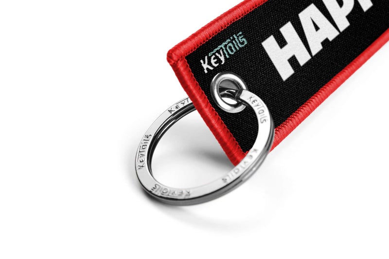 KEYTAILS Keychains, Premium Quality Key Tag for Motorcycle, Car, Scooter, ATV, UTV [Key to Happiness] - Image 3